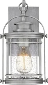 Quintiesse BOOKER S QN-BOOKER-S-IA - Aplică de perete pentru exterior, 1xE27/60W/230V IP44, crom mat