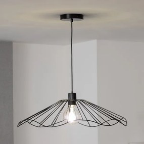 Brilagi - Lustră LED suspendată pe cablu CERIA WIRE 1xE27/40W/230V Ø 60 cm negru