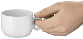 SET 2x ceașcă cu farfurioară pentru cappuccino WMF BARISTA 160 ml alb