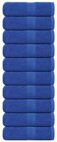 vidaXL Prosoape de baie 10 buc. FROGN Albastru 30x30 cm 100% bumbac