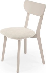 Scaun BUGGI 2, casmir, stofa clasica/lemn, 45x50x81 cm