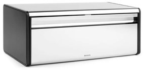 Cutie pentru paine Brabantia Fall Front 646848, 18 L, 46.5x25 cm, Montare pe perete, Inox
