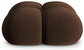 Taburet maro închis cu tapițerie din catifea Loretto – Cosmopolitan Design