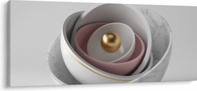 Tablou - Perlă de aur (120x50 cm)