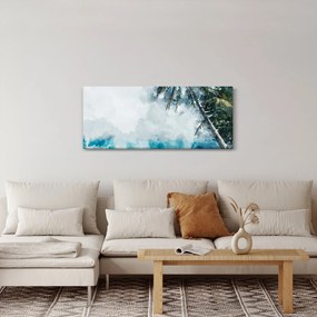 Tablou - Palmier lângă mare (120x50 cm)