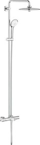 Coloana de dus cu baterie termostatata si pipa cada Grohe Euphoria New 260