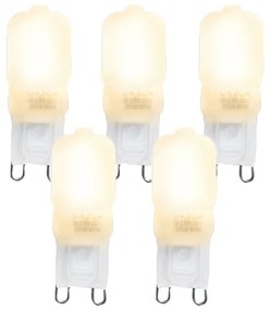 Set de 5 becuri LED G9 CUTE PC 2W 200 lm 2700K
