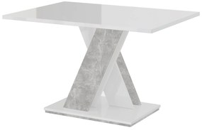 Masă de cafea Barax Mini (Alb + piatră). 1055162