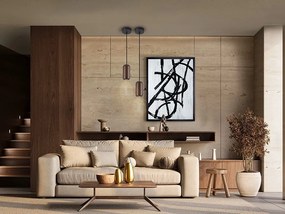 Pendul design moderm Nimes maro