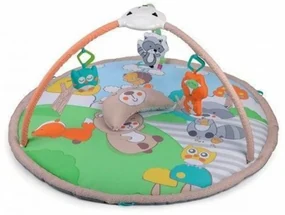 Centru de Activitati Bebelusi NOVOKIDS™ Forest Friend, saltea activitati copii, cu melodii si proiectie tavan, Set 3 jucarii din plus detasabile