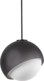 Ideal Lux - Pendul BLOOM pe cablu, 1xE27/42W/230V, Ø 30 cm, negru