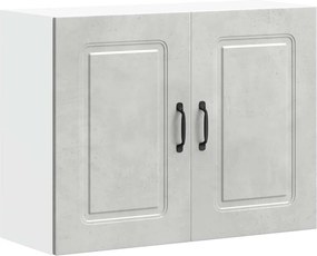 vidaXL Dulap de bucătărie „Kalmar” Lemn prelucrat gri beton