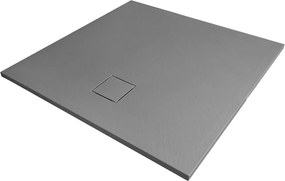 Cadita dus slim din SMC, dimensiuni multiple, alb/gri/negru 800x1200 / Gri