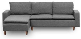 Colțar gri (cu colț pe partea stângă ) Lungo – Balcab Home