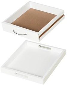 HOMCOM Căruț de servire căruță de bucătărie pe roți 2 tavane detașabile, sertar, raft stejar deschis lemn de pin alb | Aosom Romania