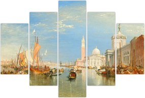 Tablou - Joseph Mallord William Turner, Venice the Dogana and San Giorgio Maggiore, reproducere (150x105 cm)