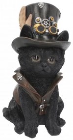 Statueta pisica steampunk Pisica Victoriana 19 cm