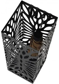 Suport Umbrela Leaves Black, 15.5 x 15.5 x 49 cm