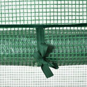 Outsunny Sera de Gradina pentru plante, fructe, legume cu 4 Rafturi din Metal, gradinarit 69x49x158cm, Verde | Aosom Ro