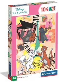 Disney Classics Aristocats Puzzle Clementoni cu 104 piese