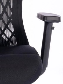 Scaun rotativ ergonomic de birou Ergomax, negru