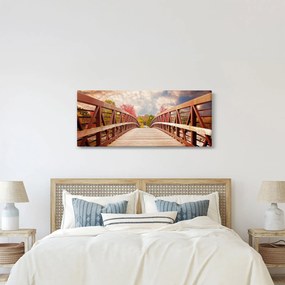 Tablou - pod din lemn (120x50 cm)