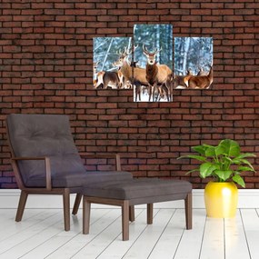 Tablou - Turma de căprioare (90x60 cm)