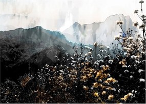 Tablou - Ilustrație de flori sălbatice (70x50 cm)