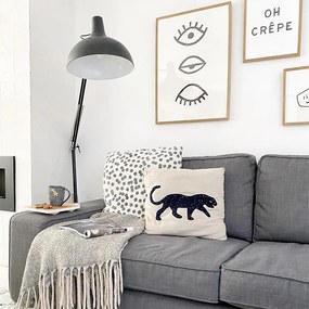 Lampă de podea industrială neagră reglabilă - Hobby