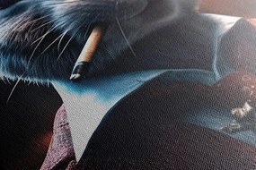 Tablou animal gangster iepure
