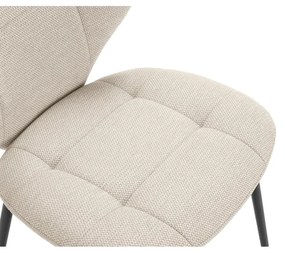 Scaune de dining crem 2 buc. Maori – Marckeric