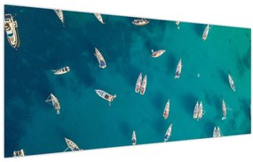 Tablou - Sailboats (120x50 cm)