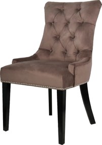 Set 2 scaune Everett maro 55/62/93,5 cm