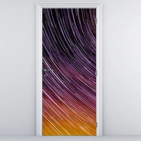 Fototapet pentru ușă - Stele încețoșate pe cer (95x205cm)