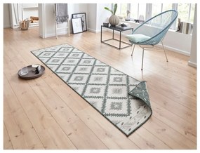 Covor adecvat pentru exterior NORTHRUGS Malibu, 250 x 80 cm, verde-crem