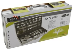 Set de ustensile de grătar Cattara Grey line, 11 buc