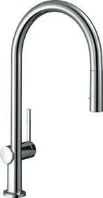 Baterie bucatarie cu dus extractibil Hansgrohe Talis M54 210 cu 2 jeturi
