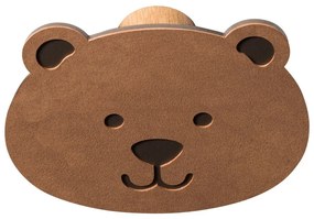 Cârlig maro de montat pe perete din oțel Bear Dot Nupo – LIND DNA