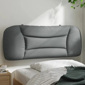 374549 vidaXL Pernă tăblie de pat, gri deschis, 100 cm, material textil