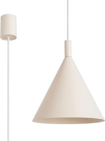 Sollux SL.2524 - Lampă suspendată pe cablu NOX 1xE27/15W/230V crem
