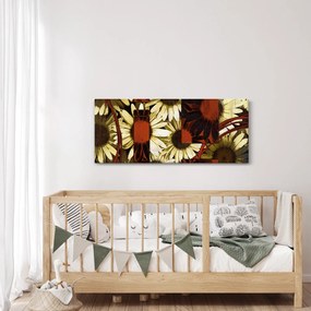 Tablou cu flori (120x50 cm)