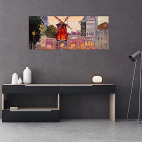 Tablou - Moulin rouge, Paris, Franța (120x50 cm)