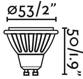 Bec GU10 LED 8W 2700K 17316