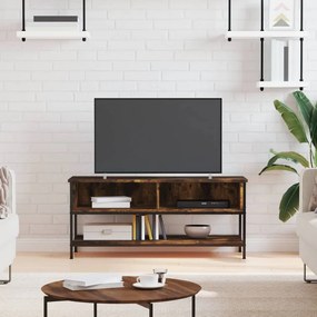 vidaXL Dulap TV, stejar afumat, 100x35x45 cm, lemn prelucrat