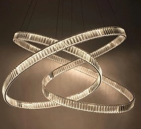 Lustra LED moderna design deosebit CHARMES 130 crom