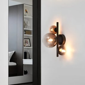 Brilagi - Aplica LED de perete MILLA 3xG9/3W/230V maro/maro fumuriu