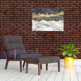 Tablou - Mandala în marmură (70x50 cm)