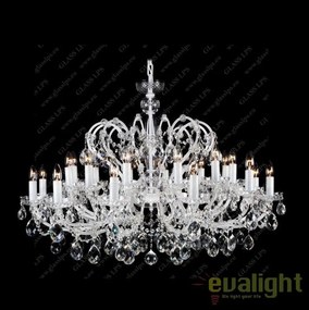 Candelabru Maria Theresa cu 24 brate, cristal Bohemia diam.115cm, L14 504/24/1