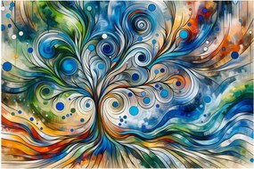 Tablou – Arbore energetic colorat (90x60 cm)