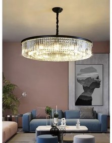 Candelabru Cristal, Elit'S, Aimee 60 cm, negru